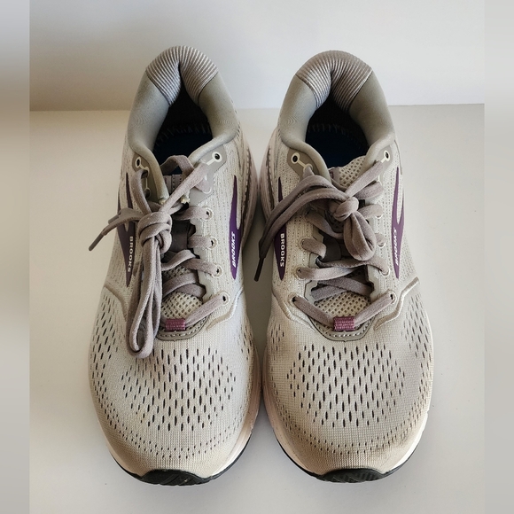 Brooks Ariel ‘20 Women’s 8.5M Running Grey Gray Purple Shoes - Picture 10 of 11